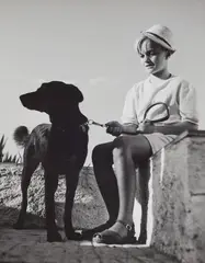 Untitled by Herbert List, c. 1950, Vintage ferrotyped gelatin silver print on Agfa-Brovira paper, offered Dec 2023