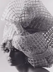 Gloria, Silberturban by Charlotte March, 1966, Vintage gelatin silver print, sold Dec 2023