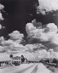 Route 66, Arizona by Andreas Feininger, 1953, Gelatin silver print on Kodak-Polyfiber paper, printed, sold Dec 2023
