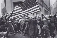 Wall Street by Benedict J. Fernandez, 1970, Gelatin silver print, printed later, sold Dec 2023