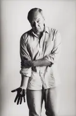 Serge Cohen, Jasper Johns, New York, 1986, Gelatin silver print