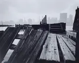 Thomas Lüttge, East River, New York, 1985, Selenium-toned gelatin silver print, printed