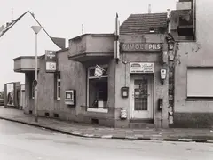 Lessingstrasse, Krefeld by Tata Ronkholz, 1978, Vintage ferrotyped gelatin silver print on Agfa paper, sold Dec 2023