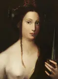 Leonardo da Pistoia, Lucretia, Oil on canvas (relined)