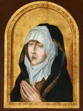 copy after Aelbert Bouts, The Virgin Mourning, Oil on panel