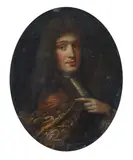 Flemish School circa 1680, Portrait of a Young Man, Oil on copper