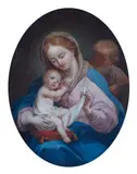 Francesco L'Ange, The Holy Family, Oil on copper