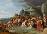 Frans Francken the Younger, St Veronica Passing Her Veil to Christ, Oil on panel