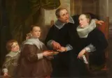 Portrait of an Antwerp Family by circle of Cornelis de Vos, Oil on canvas (relined), offered Nov 2023