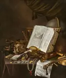 Edwaert Collier, Vanitas Still Life, Oil on canvas