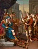 Willem van Mieris, Joseph Interpreting Pharaoh's Dreams, Oil on panel