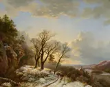 Barend Cornelis Koekkoek, Large Winter Landscape