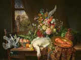 David Emile de Noter, Opulent Still Life, Oil on panel