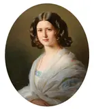 Franz Xaver Winterhalter, Portrait of Gabrielle de Lagrené, Oil on canvas