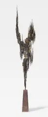 Harold Cousins, Untitled, 1961-1963, Sculpture made of metal rods and metal elements, soldered. Approx