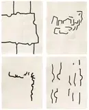 Eduardo Chillida, Hommage à Johann Sebastian Bach, 1997, Artist's book with 11 screenprints and 1 embossed print on heavy Eskulan paper