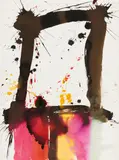 Markus Prachensky, Etruria meridionale, 1981, India ink on card