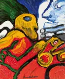 Bengt Lindström, Untitled, Oil on canvas