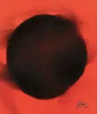 Otto Piene, Untitled, 1960, Gouache and traces of fire on card
