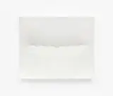 Turi Simeti, 6 ovali bianchi, 2000, Acrylic on shaped canvas