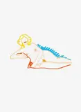 Tom Wesselmann, Rosemary Lying on one Elbow (Edition Steel Drawing), 1989, Alkyd oil in colours on laser-cut steel. Approx