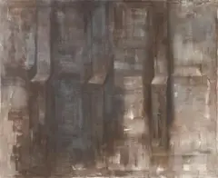 Georg Herold, Kathedrale II, 1986, Dispersion und Acryl auf Leinwand