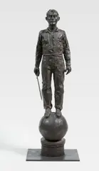 Neuer Eiserner Mann by Stephan Balkenhol, 2004, Bronze with black-brown patina. Approx, offered Jun 2023