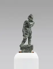 Markus Lüpertz, Untitled (Apollo), Around 1989, Bronze with black green patina