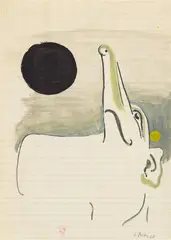 Sigmar Polke, Untitled, 1968, Gouache on squared paper