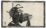 Michael Ray Charles, Havin' a Ball (Forever Free), 1995, Acrylic latex paint and marble stain on card
