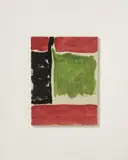 Günther Förg, Untitled, 2004, Acrylic on panel on white painted panel