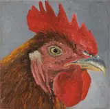 Karin Kneffel, Untitled, 1993, Oil on canvas