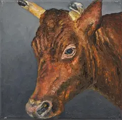 Karin Kneffel, Untitled, 1992, Oil on canvas
