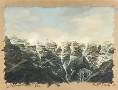 Alpenstück VIII by Ralph Fleck, 1980, Oil on canvas, offered Jun 2023