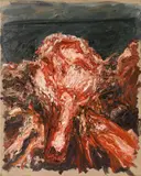 Ralph Fleck, Schlachthofbild 26/X, 1982, Oil on canvas