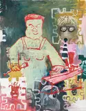 Bendix Harms, Rackertum vs. History, 2003, Oil on canvas