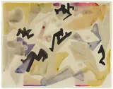 August Macke, Farbige Formen, 1912, Coloured ink on wove paper