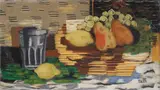 Roger Bissière, Fruits sur un Panier, 1925, Oil on panel