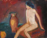 Willi Baumeister, Seated Nude 2