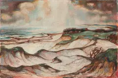 Max Kaus, Ostseelandschaft I, Circa 1937, Oil on canvas