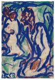Kniender by Christian Rohlfs, 1918, Tempera on watercolour card, offered Jun 2023