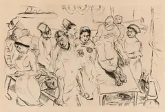 Große Operation by Max Beckmann, 1914, Etching on laid paper, sold Jun 2023