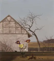 Vorfrühling by Herbert Böttger, 1942, Oil on canvas, sold Jun 2023