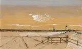 Franz Radziwill, Schnee am Deich
