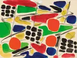 Ernst Wilhelm Nay, Untitled, 1955, Gouache on watercolour laid paper