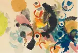 Ernst Wilhelm Nay, Untitled, 1956, Watercolour on watercolour laid paper