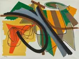 Otto Ritschl, Abstrakte Komposition, 1950, Oil on canvas