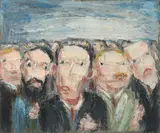 Clifford Holmead Phillips, Manifestation, 1971, Oil on canvas, laid down on wood