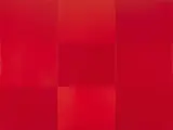 Marie-Jo Lafontaine, Monochromes Rouges, 2012/2013, Oil on MDF, 9-parts
