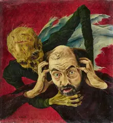 Albert Birkle, Irrsinn, 1925, Oil on canvas